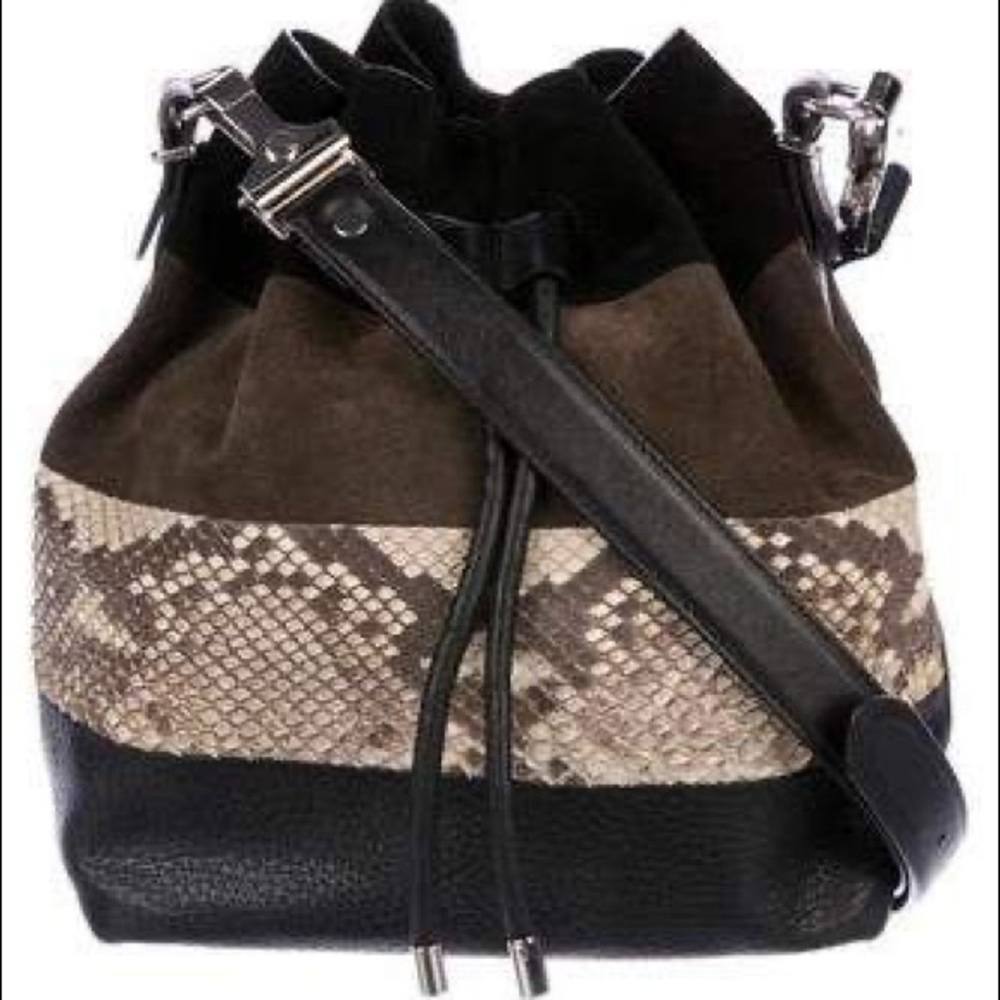 Proenza Schouler Snakeskin Bucket Bag
